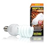 Exo Terra Reptile UVB 150, Wüstenterrarien Lampe, Kompakte UVB Lampe für in der Wüste lebende...