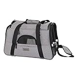 lionto Faltbare Hundetasche Hundebox Reisetasche für Haustiere Hundetransportbox Flugzeugtasche...