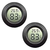 JEDEW Hygrometer Thermometer Digital LCD-Monitor für Keller Feuchtigkeits-Messgerät, für...