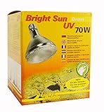 Lucky Reptile Bright Sun UV Desert - 70 W Metalldampflampe für E27 Fassungen - Terrarium Lampe mit...